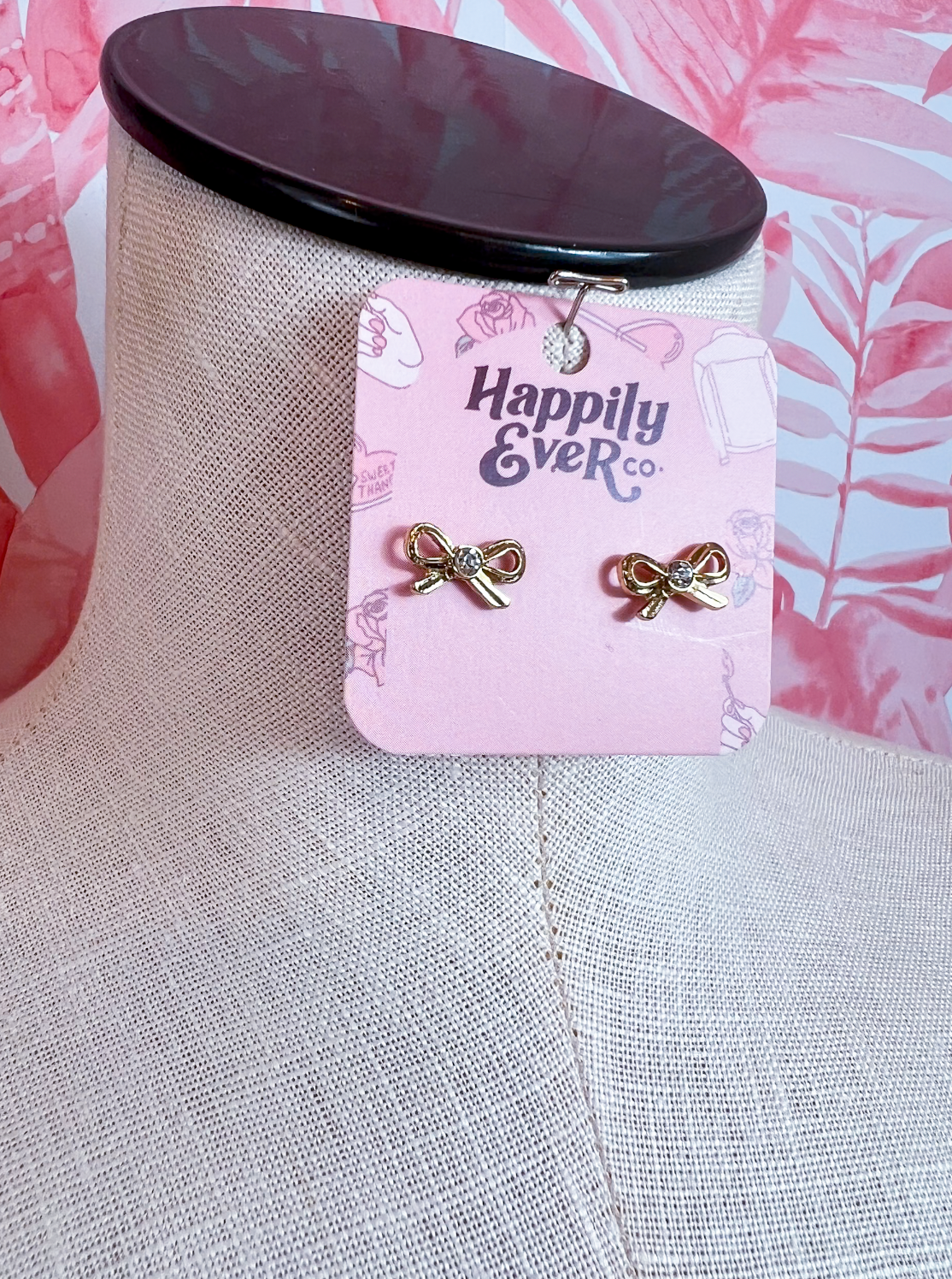 Sparkle Bow Studs *Final Sale*