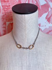 Two-Tone Link Necklace *Final Sale*