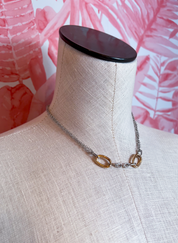 Two-Tone Link Necklace *Final Sale*