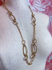 Long Link Necklace in Gold  *Final Sale*