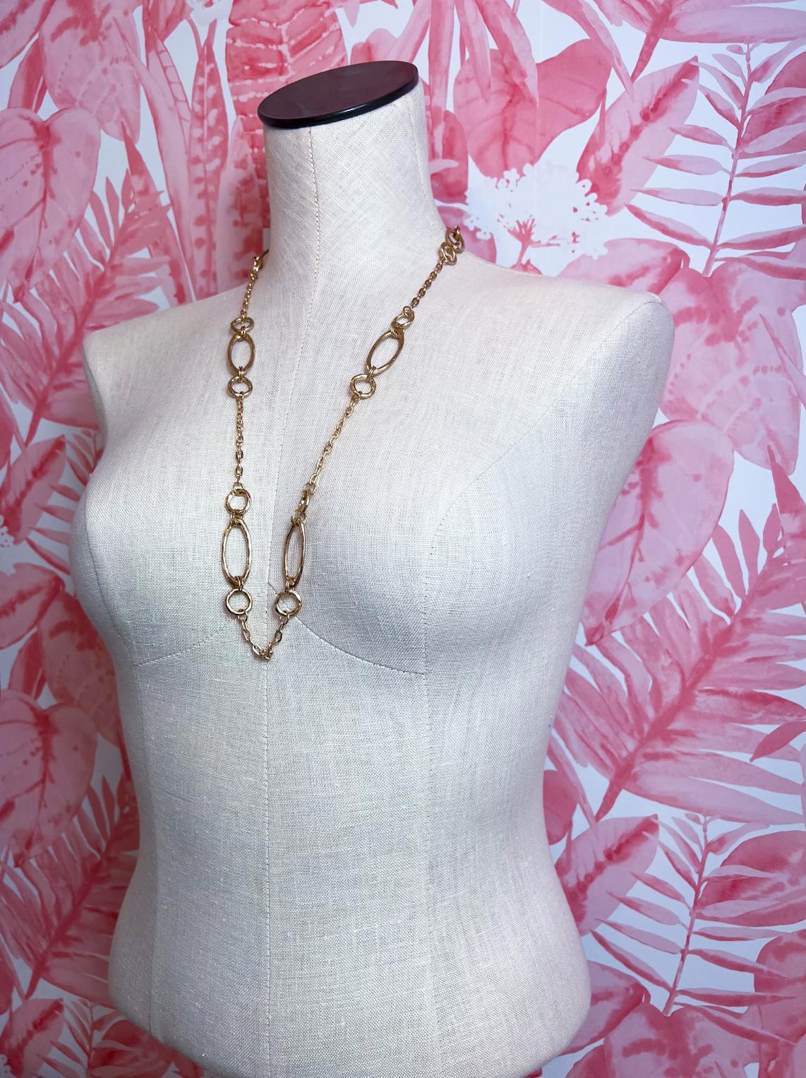 Long Link Necklace in Gold  *Final Sale*