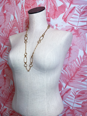 Long Link Necklace in Gold  *Final Sale*