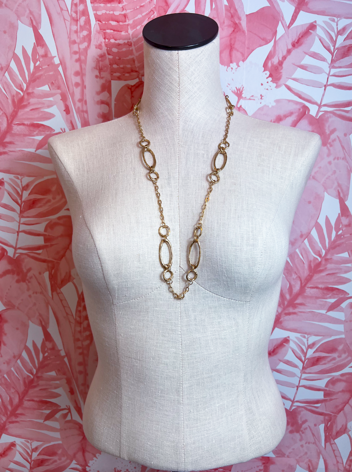 Long Link Necklace in Gold  *Final Sale*