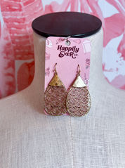 Golden Lace Earrings *Final Sale*