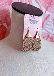 Golden Lace Earrings *Final Sale*