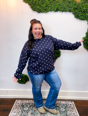 Midnight Dot Sweater