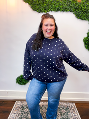 Midnight Dot Sweater