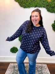 Midnight Dot Sweater