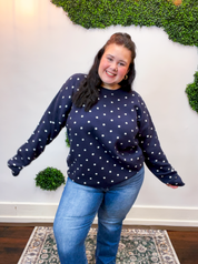 Midnight Dot Sweater