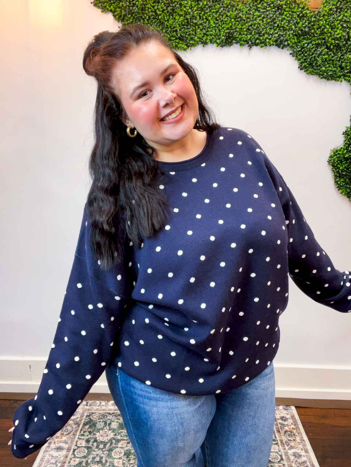 Midnight Dot Sweater