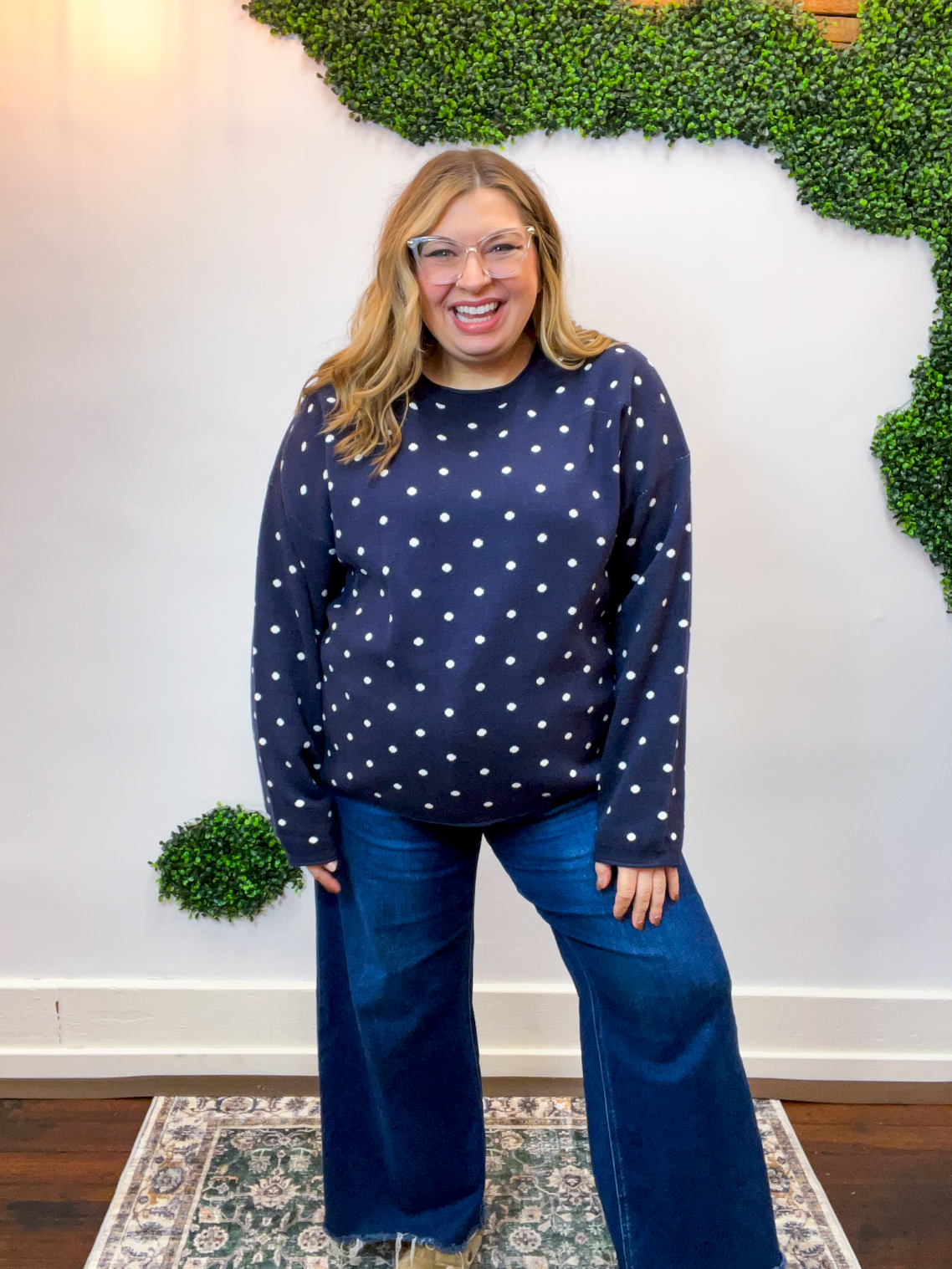 Midnight Dot Sweater