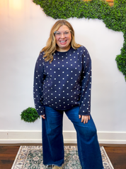 Midnight Dot Sweater