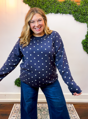 Midnight Dot Sweater