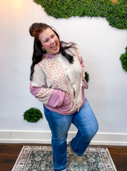 Blooming Fields Button Down Hoodie