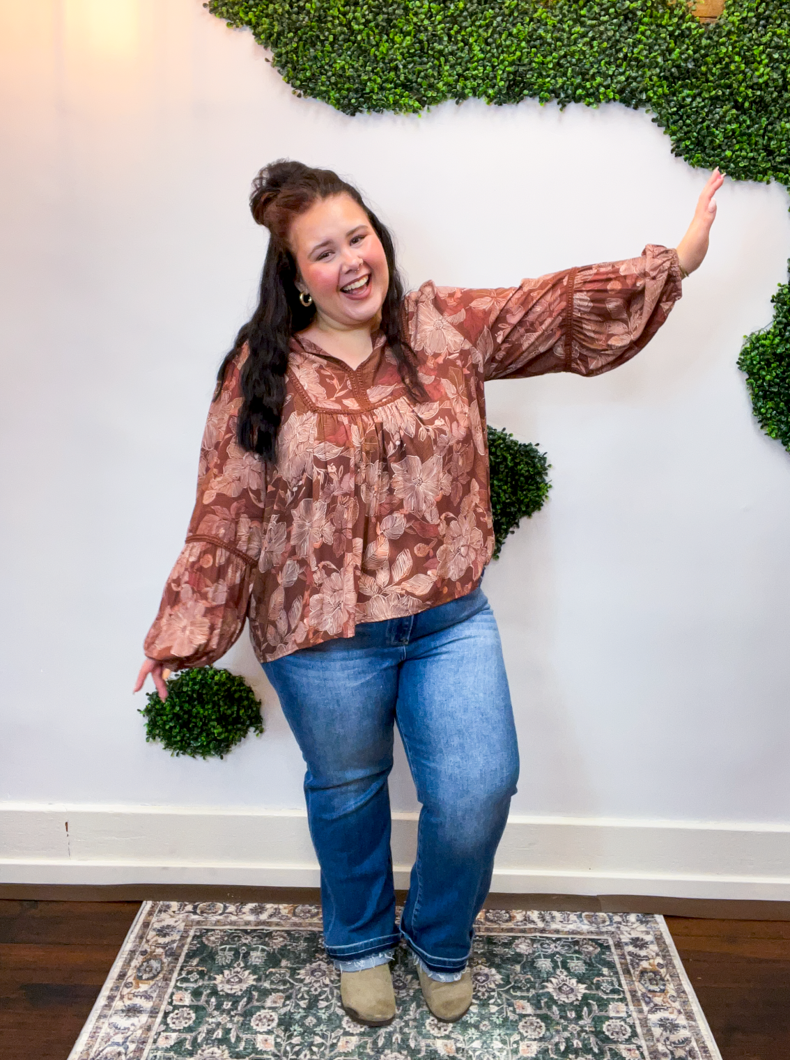 Rosewood Garden Blouse