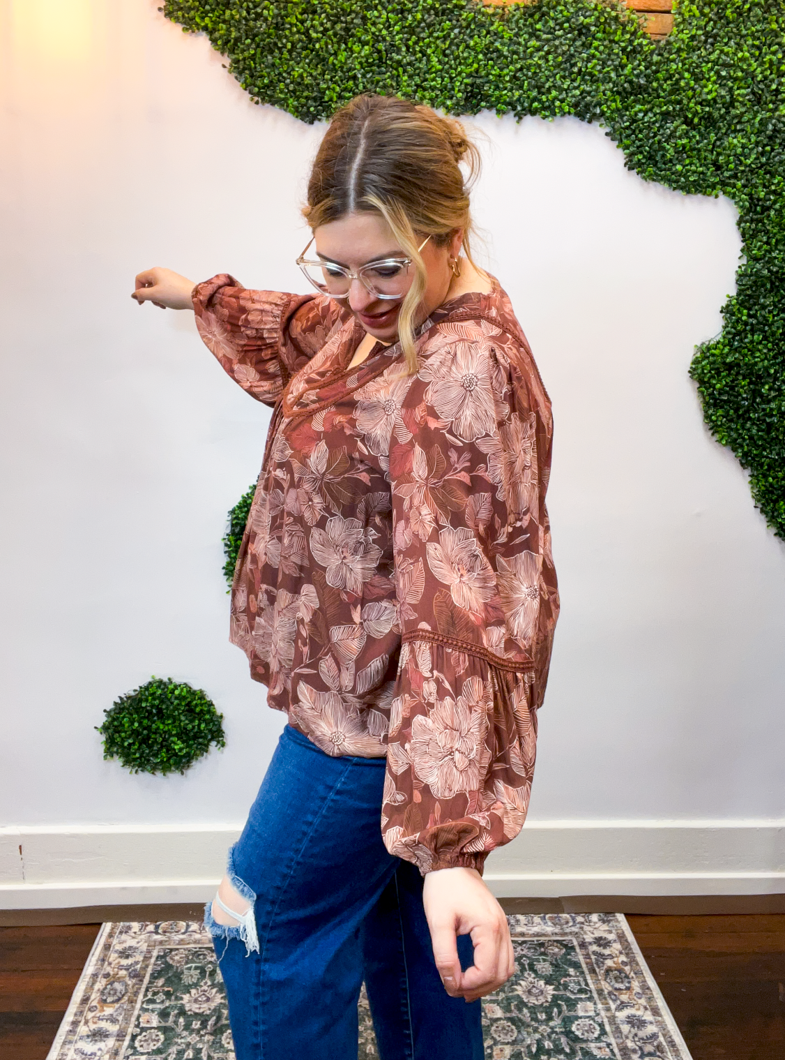 Rosewood Garden Blouse