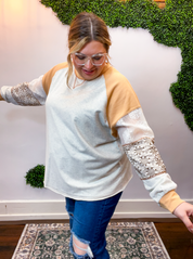 Easel | Sweetest Thing Lace Pullover
