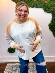 Easel | Sweetest Thing Lace Pullover