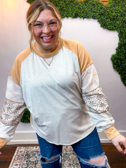Easel | Sweetest Thing Lace Pullover