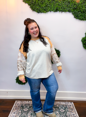 Easel | Sweetest Thing Lace Pullover