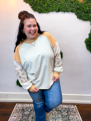 Easel | Sweetest Thing Lace Pullover