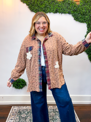 Easel | Pretty in Patches Floral Top