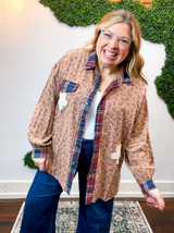 Easel | Pretty in Patches Floral Top