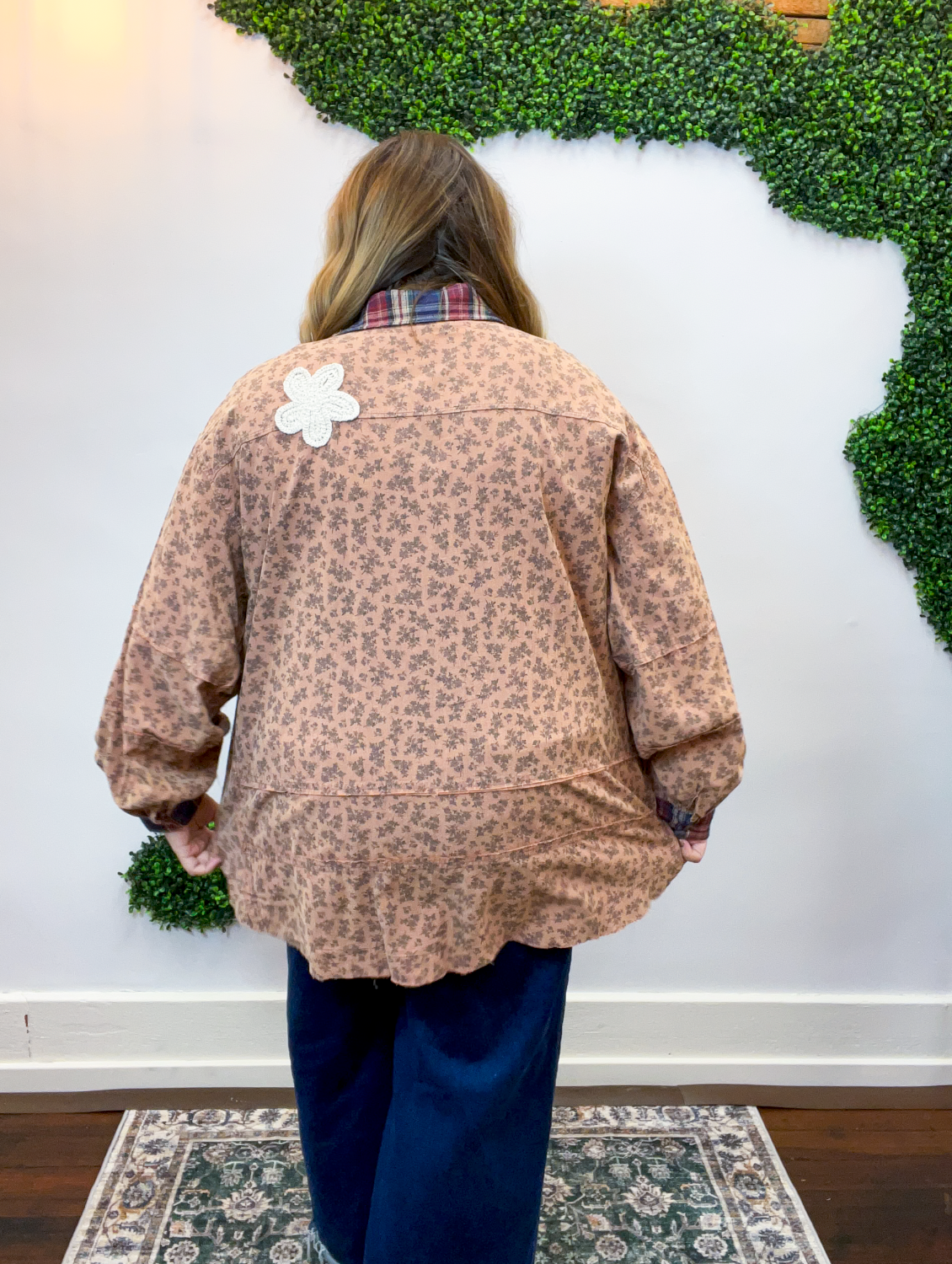 Easel | Pretty in Patches Floral Top