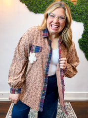 Easel | Pretty in Patches Floral Top
