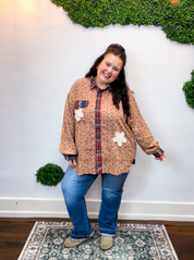 Easel | Pretty in Patches Floral Top