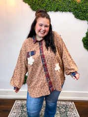Easel | Pretty in Patches Floral Top