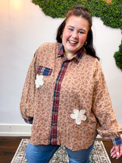 Easel | Pretty in Patches Floral Top