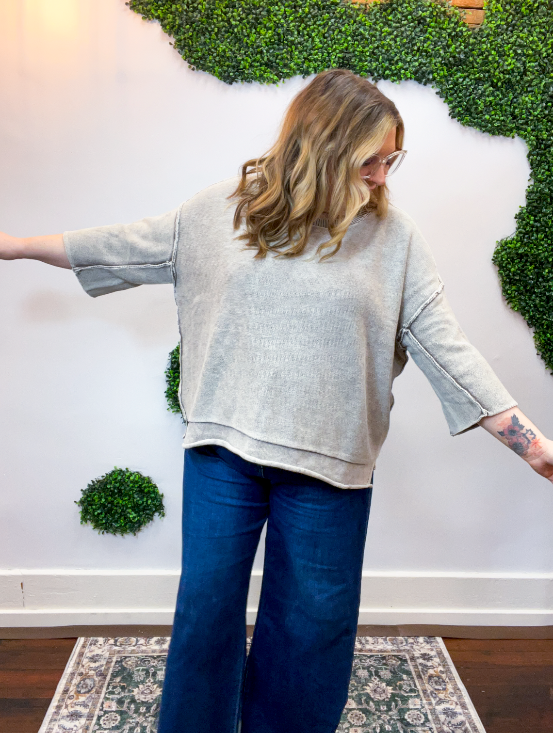 Weathered & Worn Sweater in Mocha