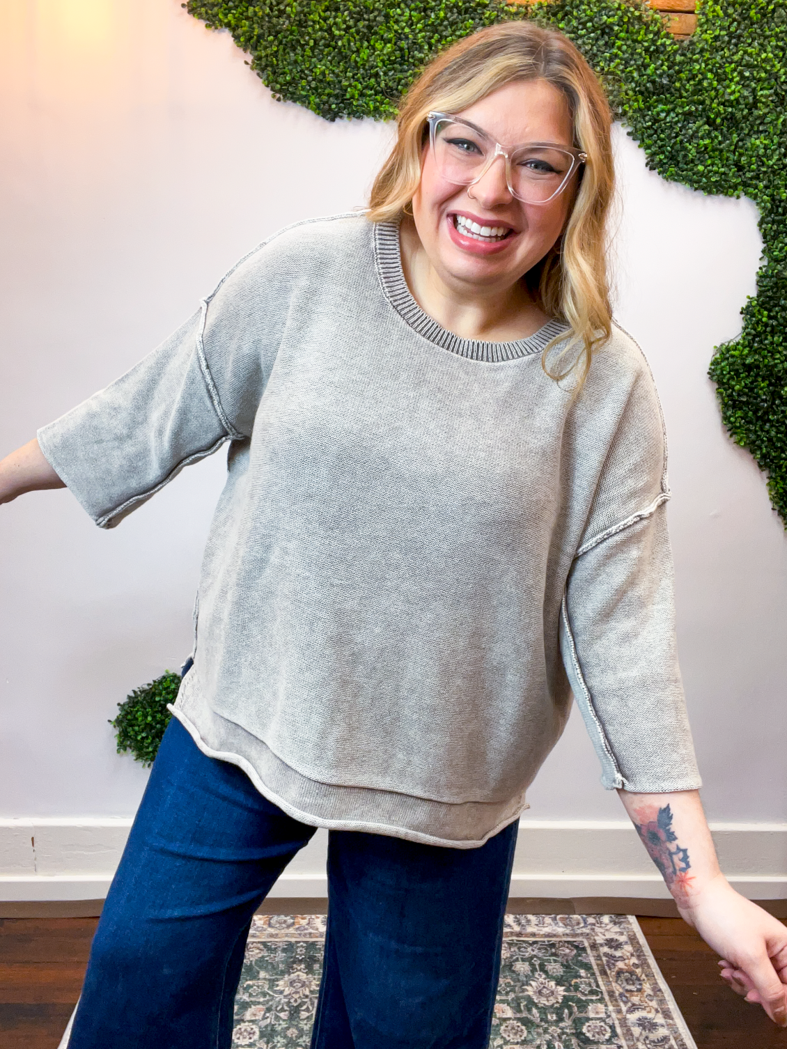 Weathered & Worn Sweater in Mocha
