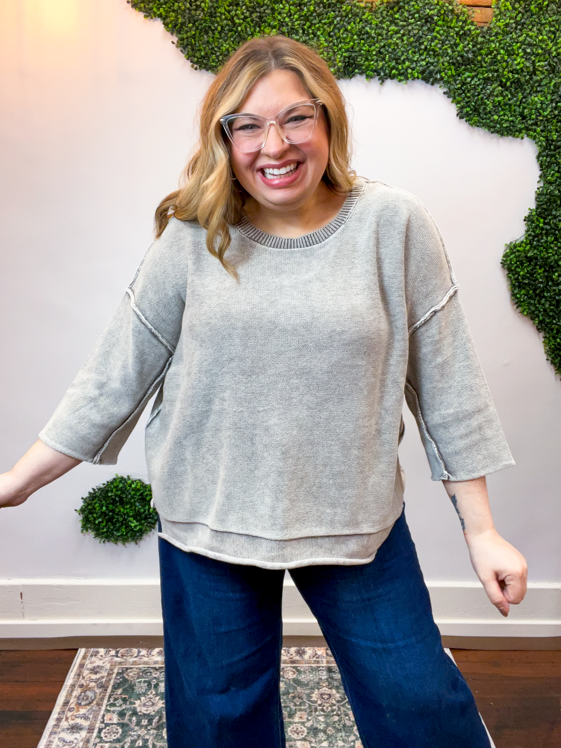 Weathered & Worn Sweater in Mocha