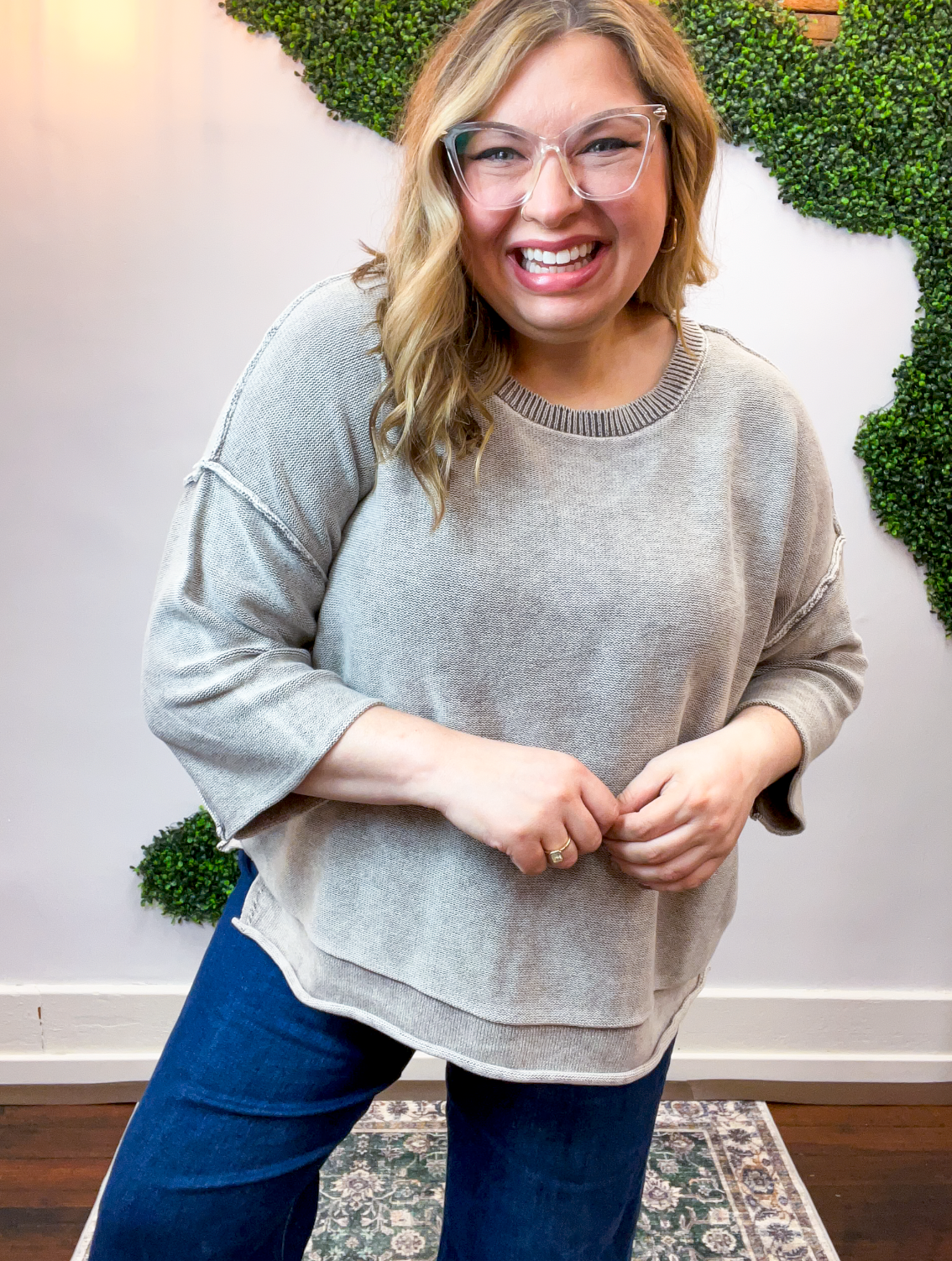 Weathered & Worn Sweater in Mocha