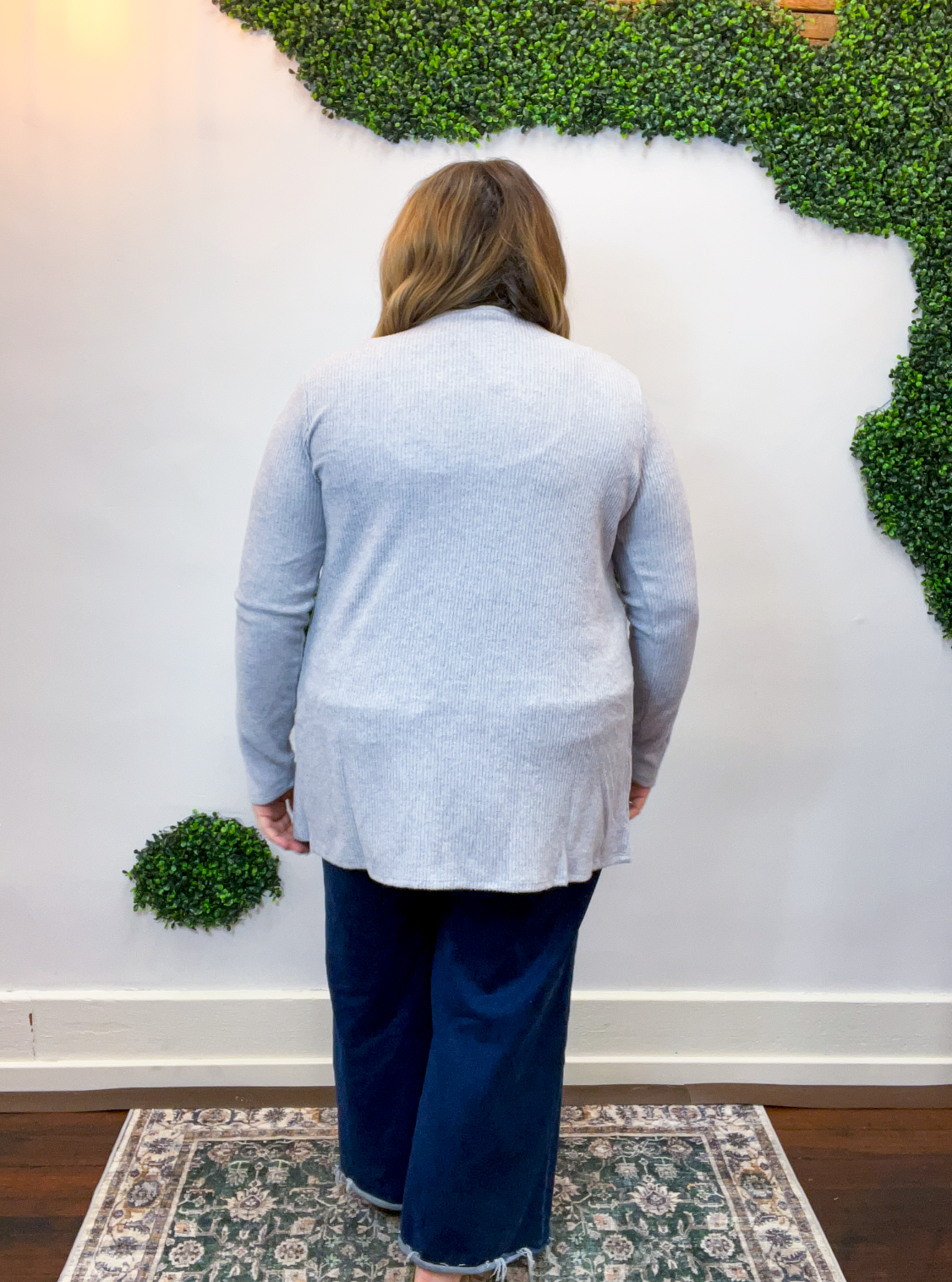Cider Season Cardigan in Heather Grey