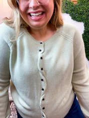 Pistachio Wave Cardigan