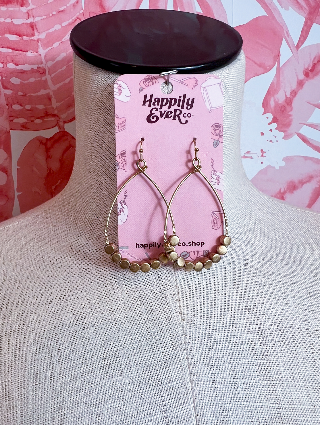 Golden Swing Drop Earrings *Final Sale*