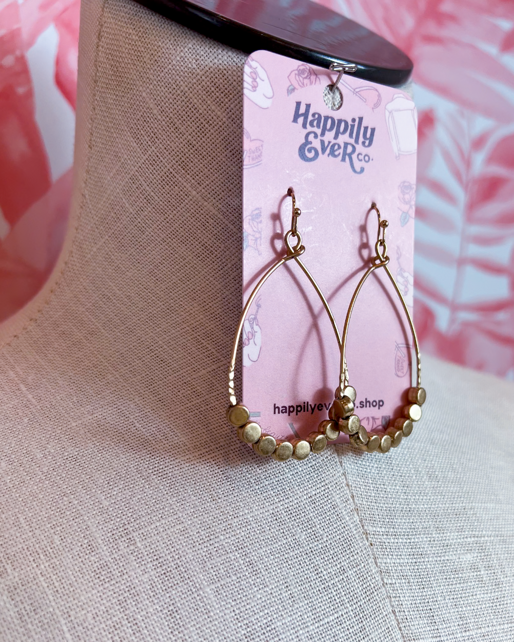 Golden Swing Drop Earrings *Final Sale*