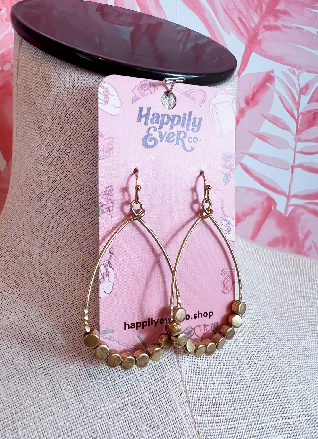 Golden Swing Drop Earrings *Final Sale*