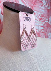 Diamond Cut Drop Earrings *Final Sale*