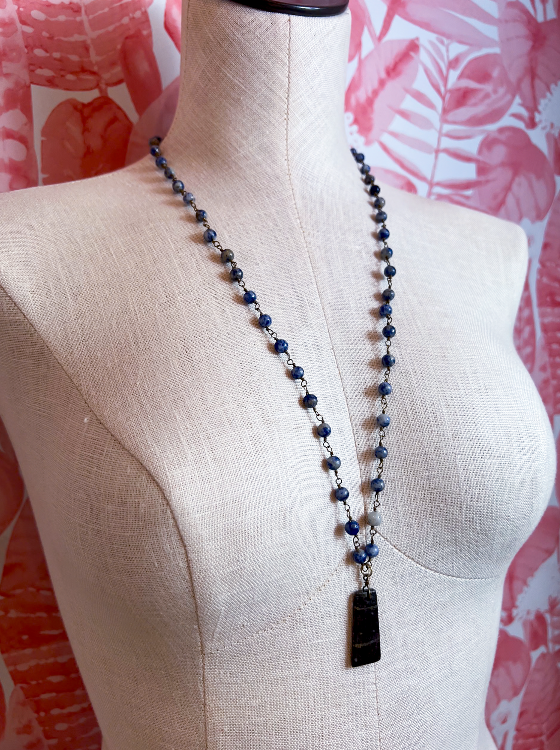 Indigo Drift Pendant Necklace *Final Sale*