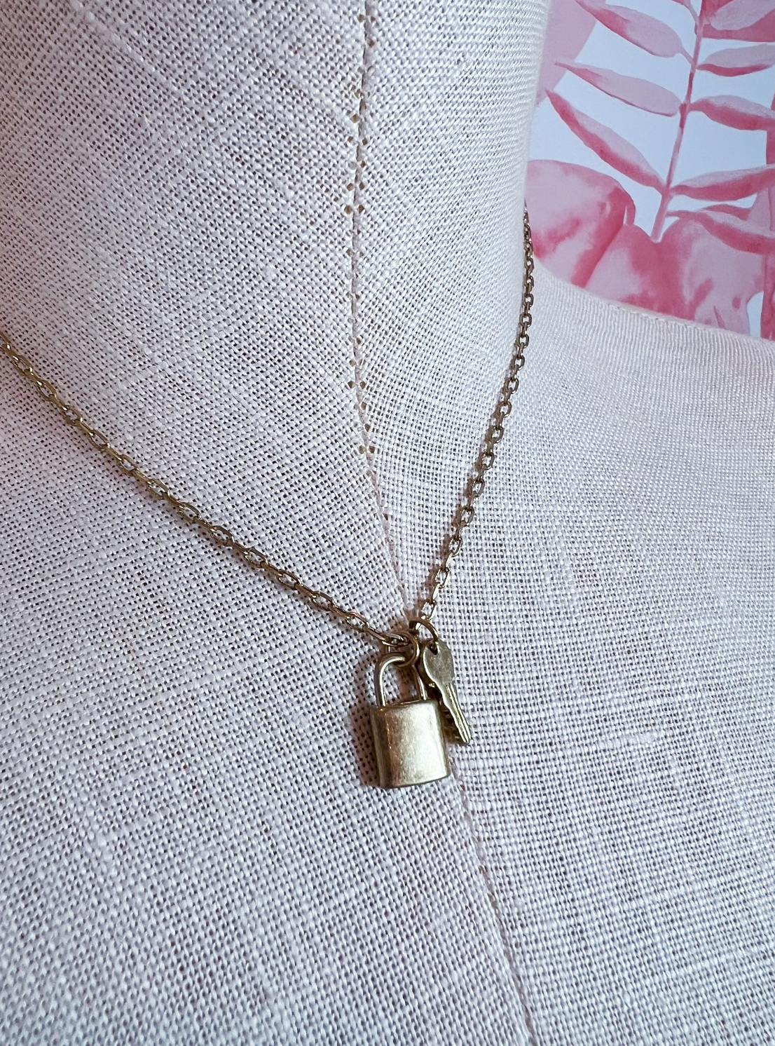 Lock & Key Necklace *Final Sale*