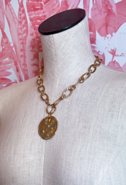 Golden Statement Necklace *Final Sale*