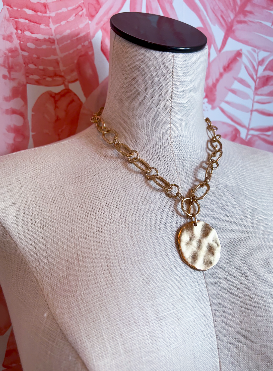 Golden Statement Necklace *Final Sale*