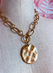 Golden Statement Necklace *Final Sale*