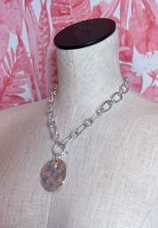 Silver Statement Necklace *Final Sale*