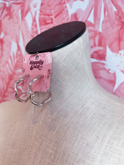 Twisted Fate Hoop Earrings  *Final Sale*