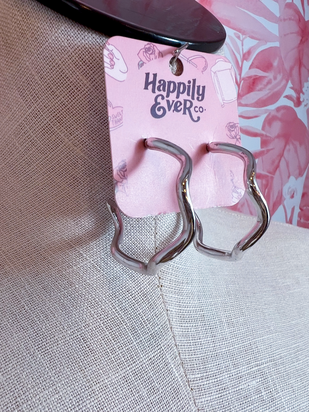 Twisted Fate Hoop Earrings  *Final Sale*